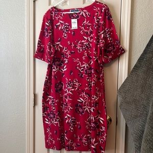 Karen Scott Summer Red Amore Dress